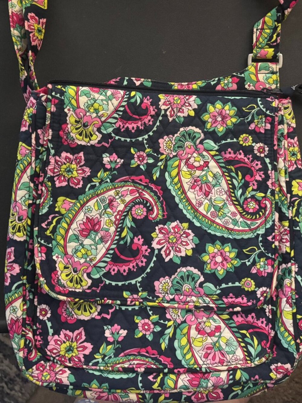 Vibrant Pink Paisley Purse